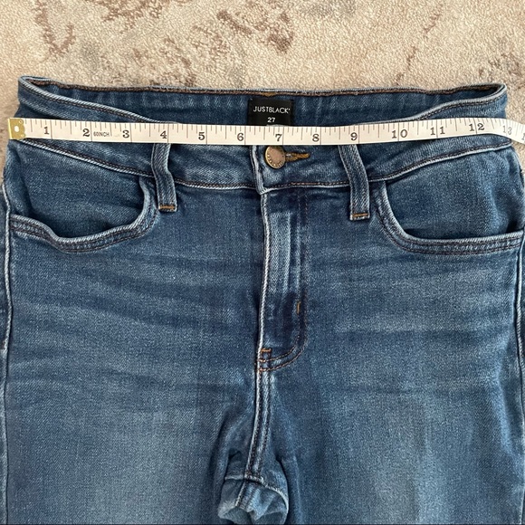 Just Black Medium Blue Skinny Denim Size 27 - Picture 10 of 11